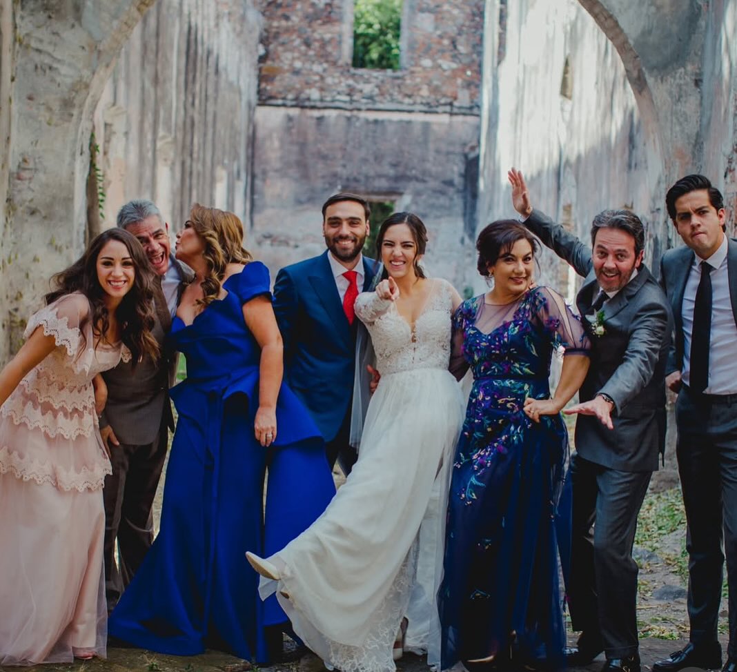 Foto familiar divertida